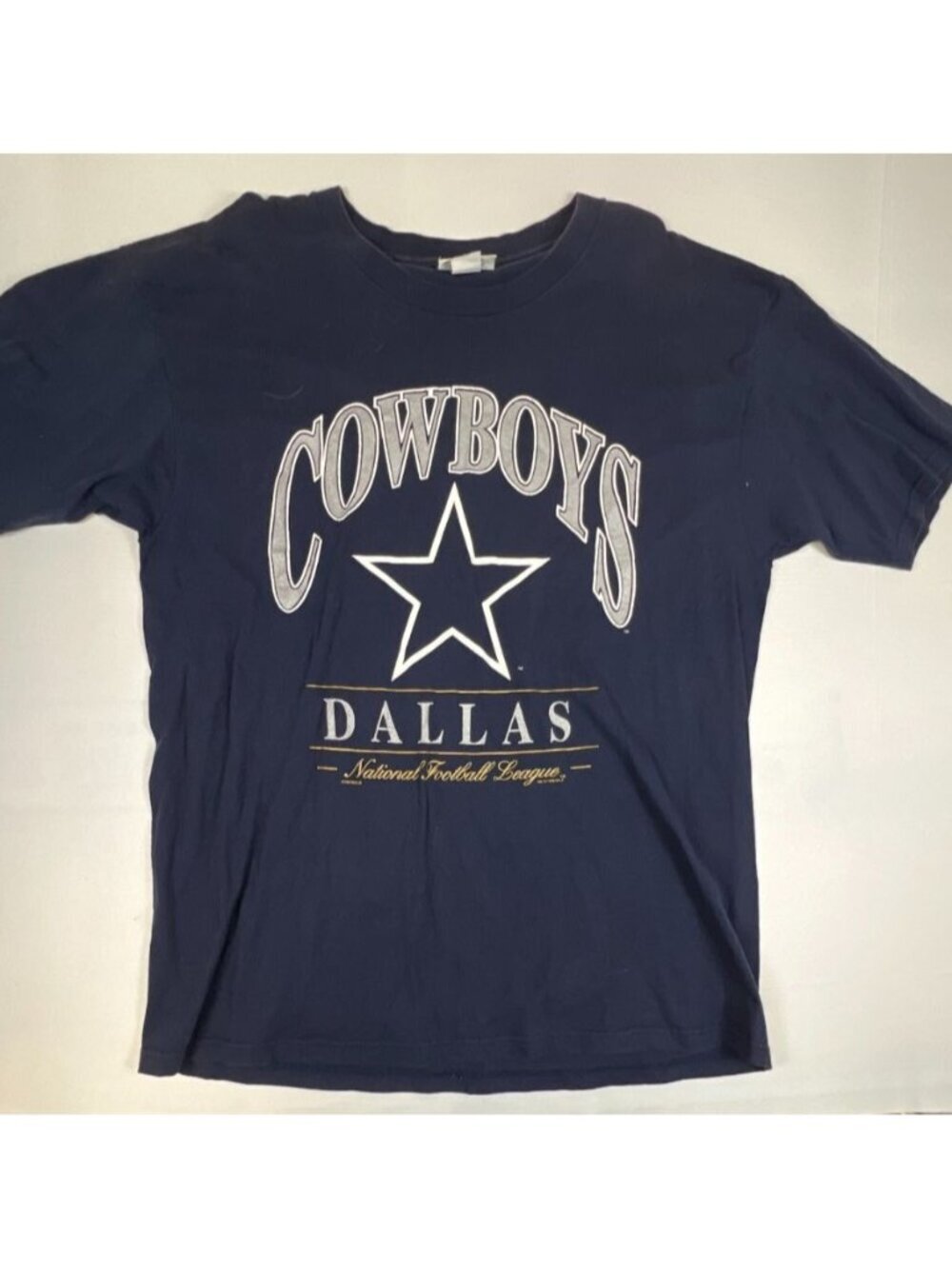 Vintage Lee Sport Dallas Cowboys T-Shirt XL Made in USA 1996 NFL Blue